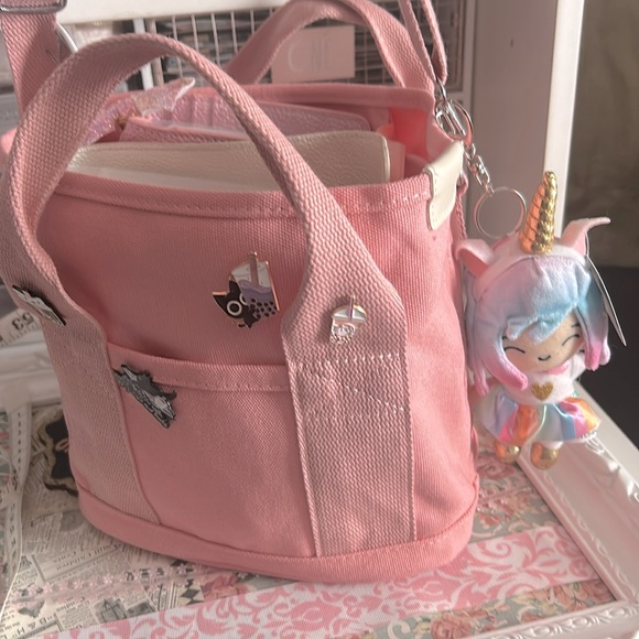 🌈Shine Studio Planners Clip On Plush Stuffed Soft Keychain unicorn 🦄 - Picture 6 of 6